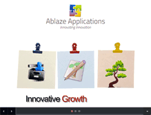 Tablet Screenshot of ablazeapp.com